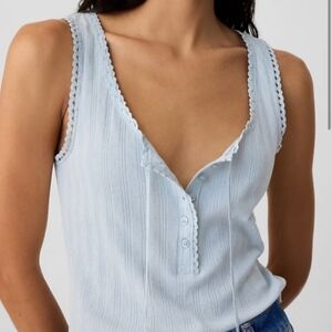 DOEN GAP POINTELLE KNIT TOP